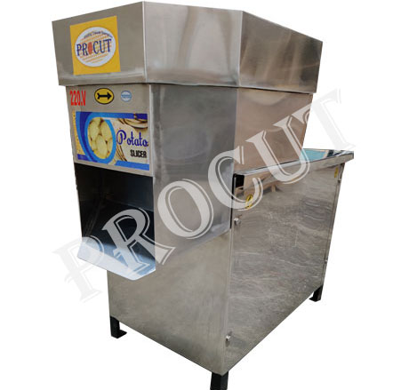 Potato Slicer Machine (Plain Potato Chips, Corrugated/Ruffles Potato Chips  & Finger Chips) 